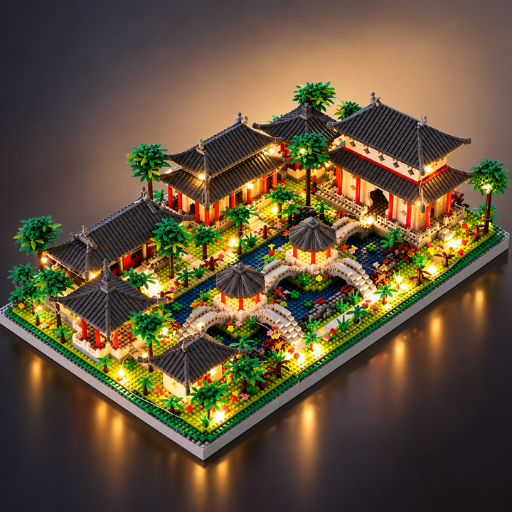 TechBricks Suzhou Classical Garden Building Blocks Set – 3,900+ Pieces