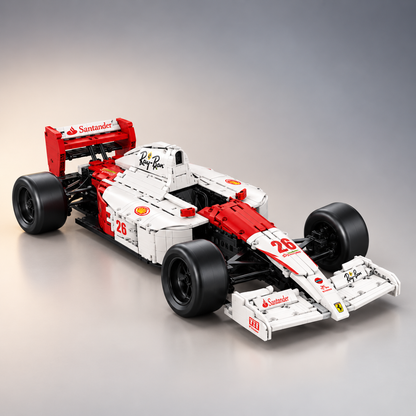 1:8 formula racing car building block set by TechBricks