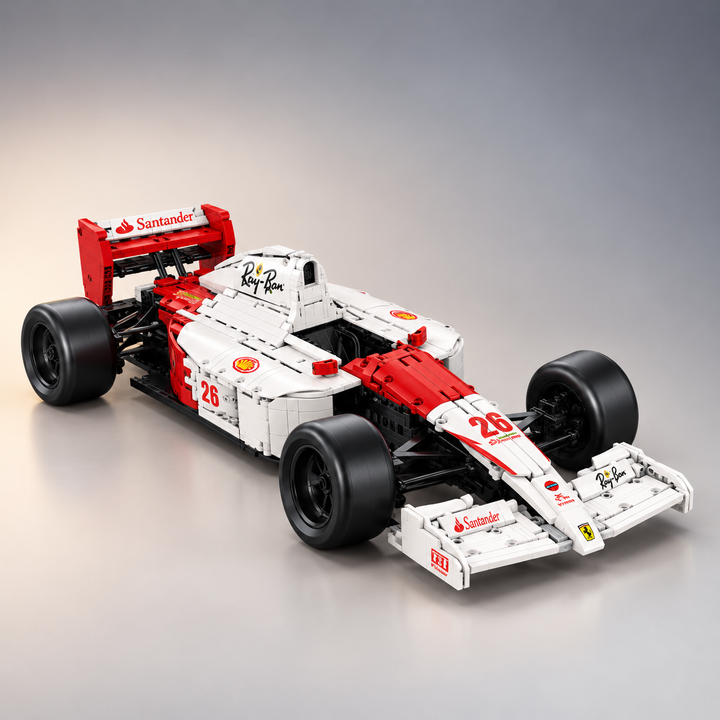TechBricks MP4 Formula Racing Car Building Block Set — 1:8 Scale, 2800 pcs