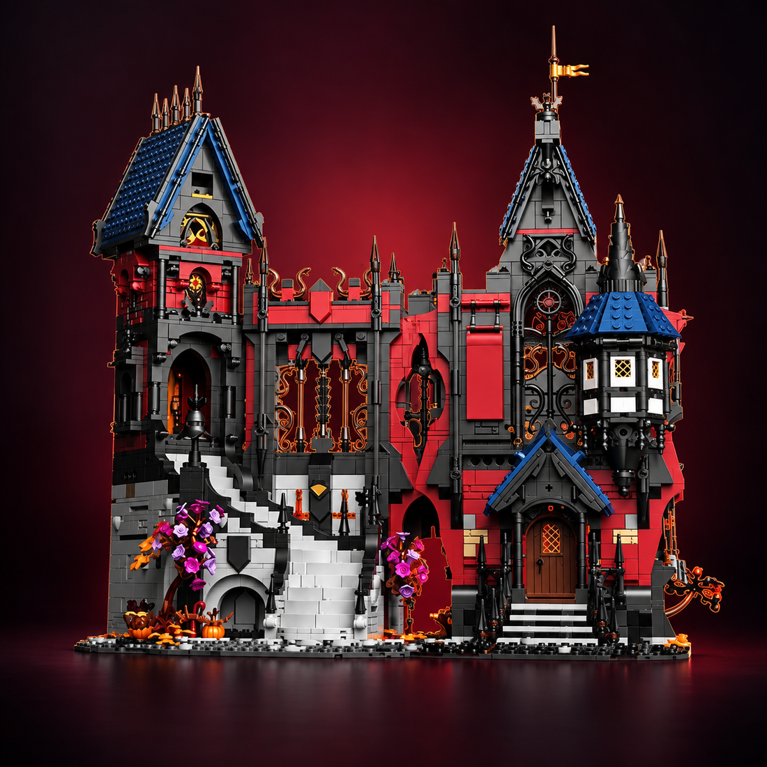 TechBricks Gothic Vampire Castle Building Blocks – 3,540 Pieces