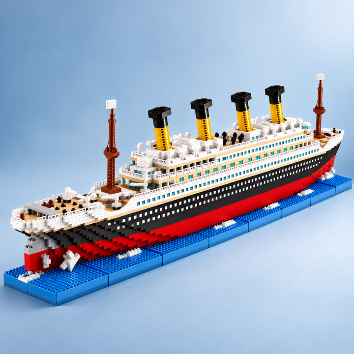 TechBricks Titanic Mini Building Block Set – 4,404 Pieces