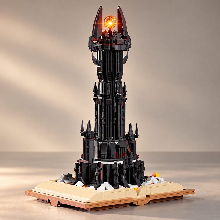 TechBricks Magic Castle Building Blocks Set with Lights – 966 Pieces