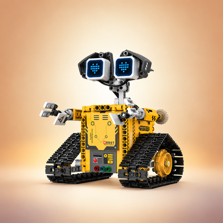 TechBricks Transforming 5-in-1 Remote Control Robot Building Blocks
