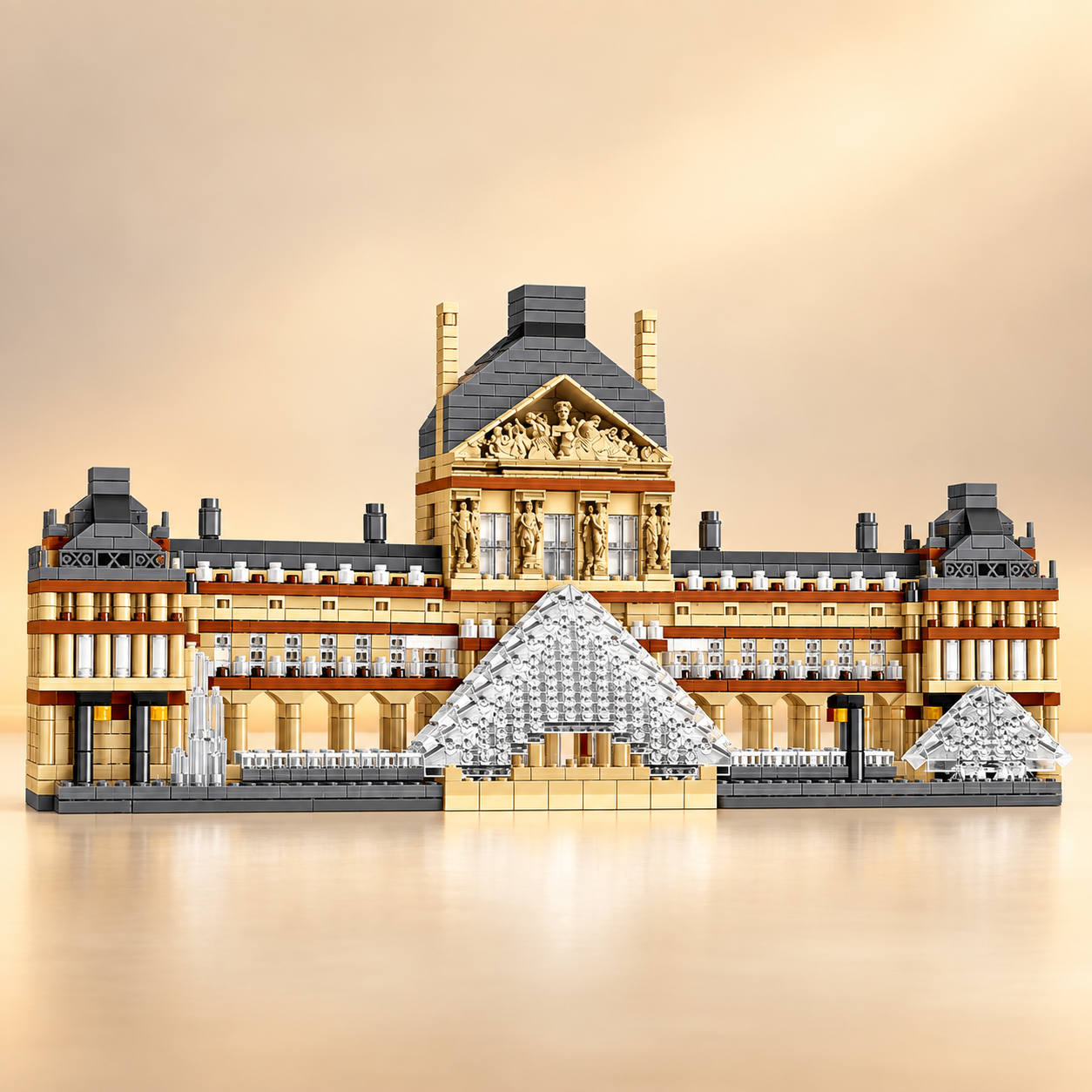 TechBricks Louvre Masterpiece Building Block Set – 3,377 Pieces