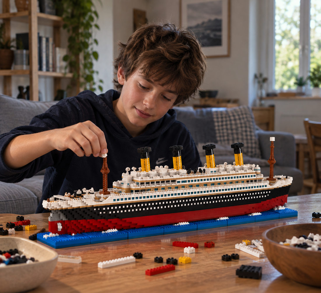 TechBricks Titanic Mini Building Block Set – 4,404 Pieces