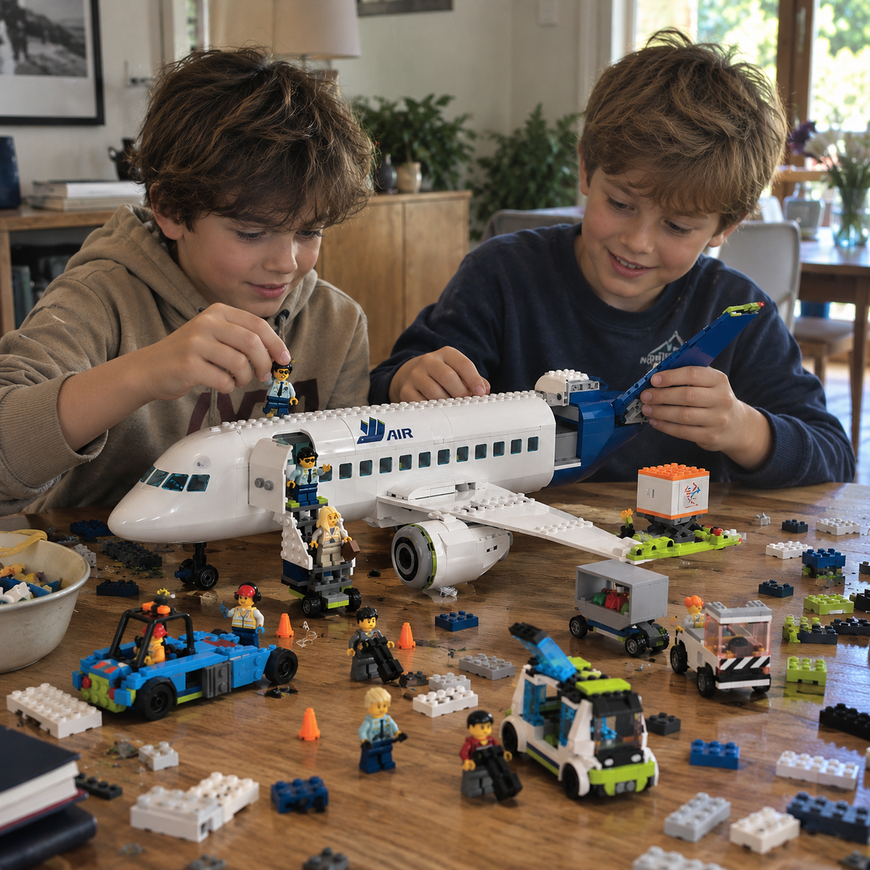 TechBricks Passenger Aircraft Building Block Set – 913 Pieces
