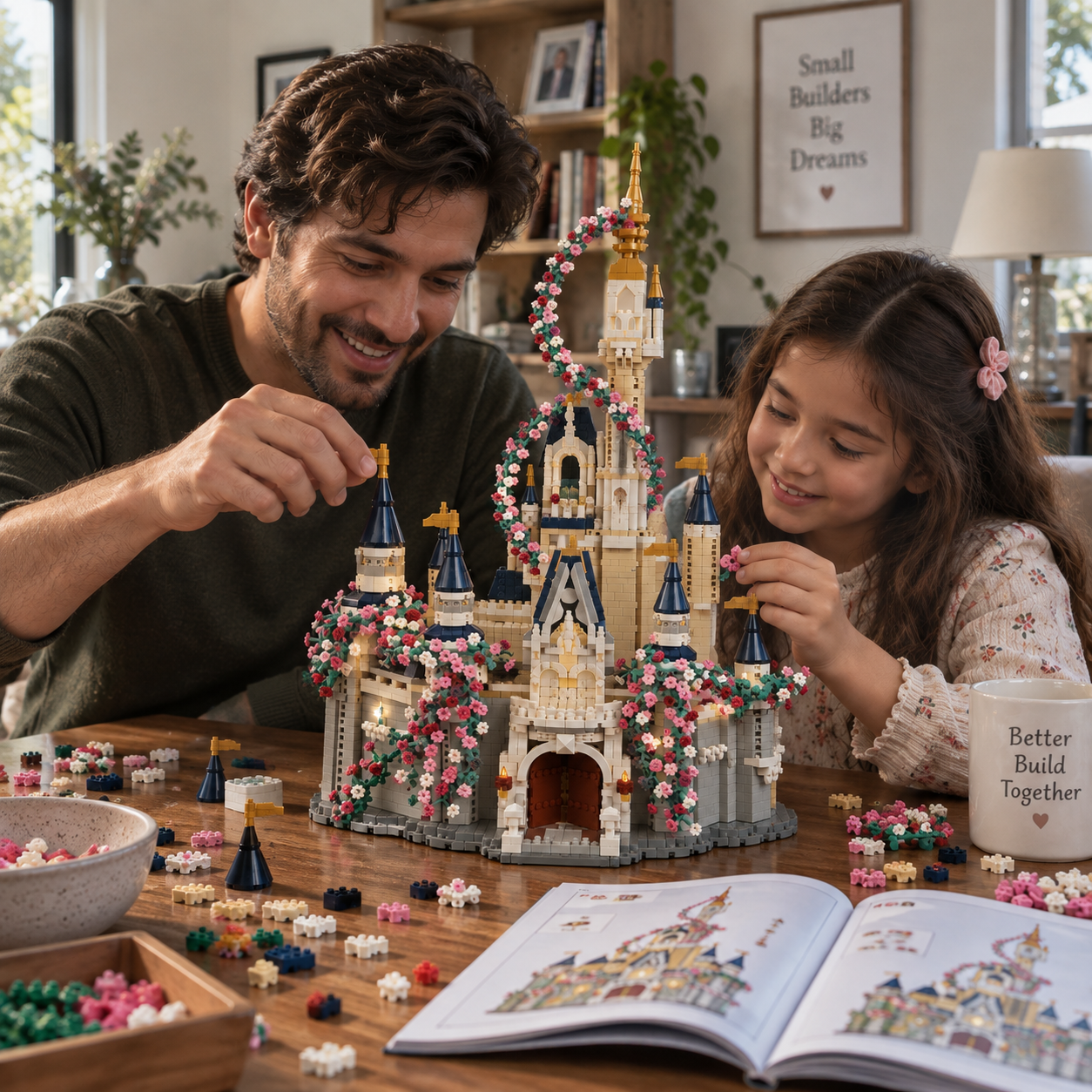TechBricks Manor Castle Creative Block Set – 1800-3200 Pieces