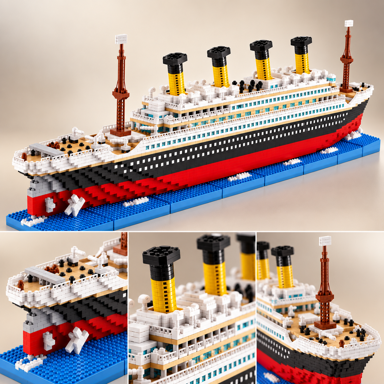 TechBricks Titanic Mini Building Block Set – 4,404 Pieces