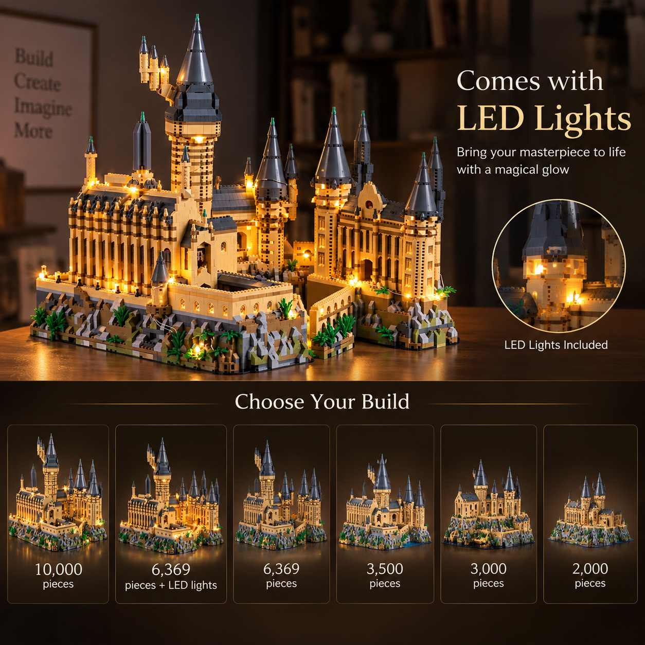 TechBricks Medieval Wizard Castle Theme Block Set