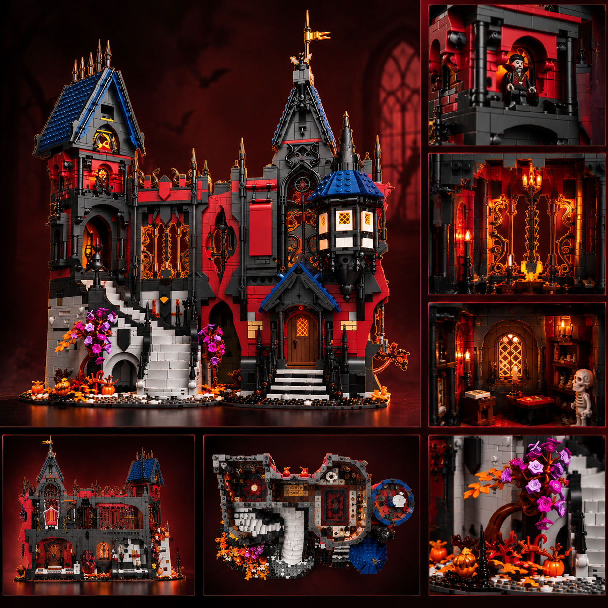 TechBricks Gothic Vampire Castle Building Blocks – 3,540 Pieces
