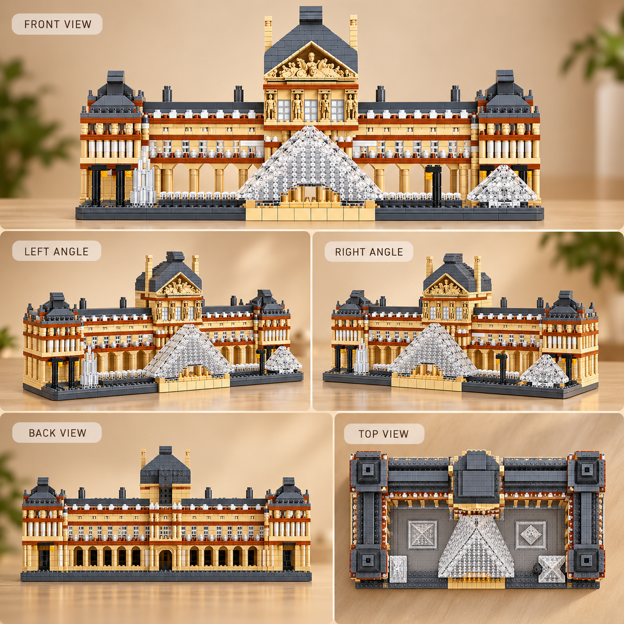 TechBricks Louvre Masterpiece Building Block Set – 3,377 Pieces