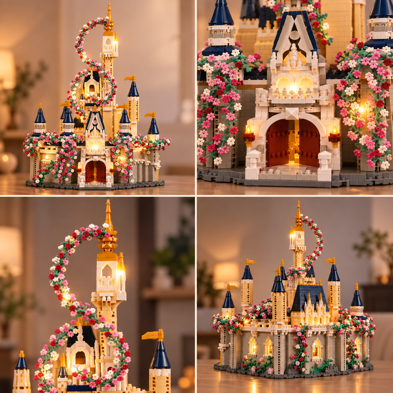 TechBricks Manor Castle Creative Block Set – 1800-3200 Pieces