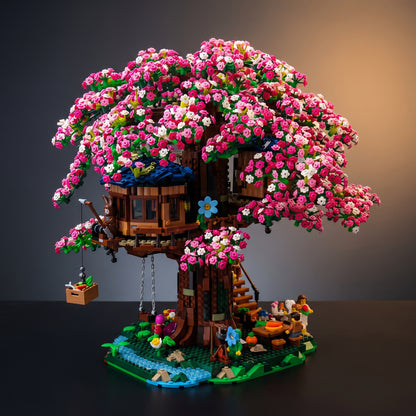 Cherry Blossom House Micro Building Set – 2,028 Pieces