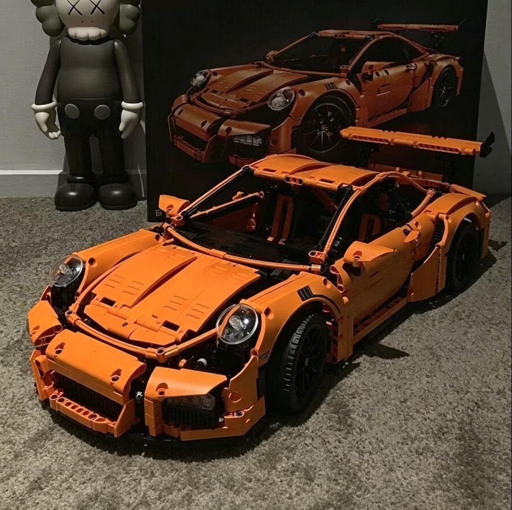 Porsche 911 GT3 RS Racing Car Building Blocks Set