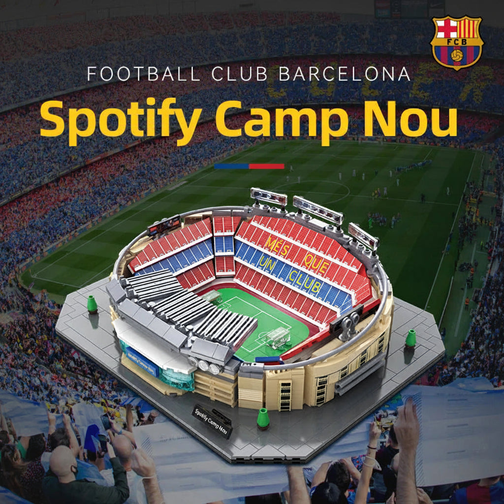 TechBricks Camp Nou Stadium (FC Barcelona) Building Block Set – 728 Pi
