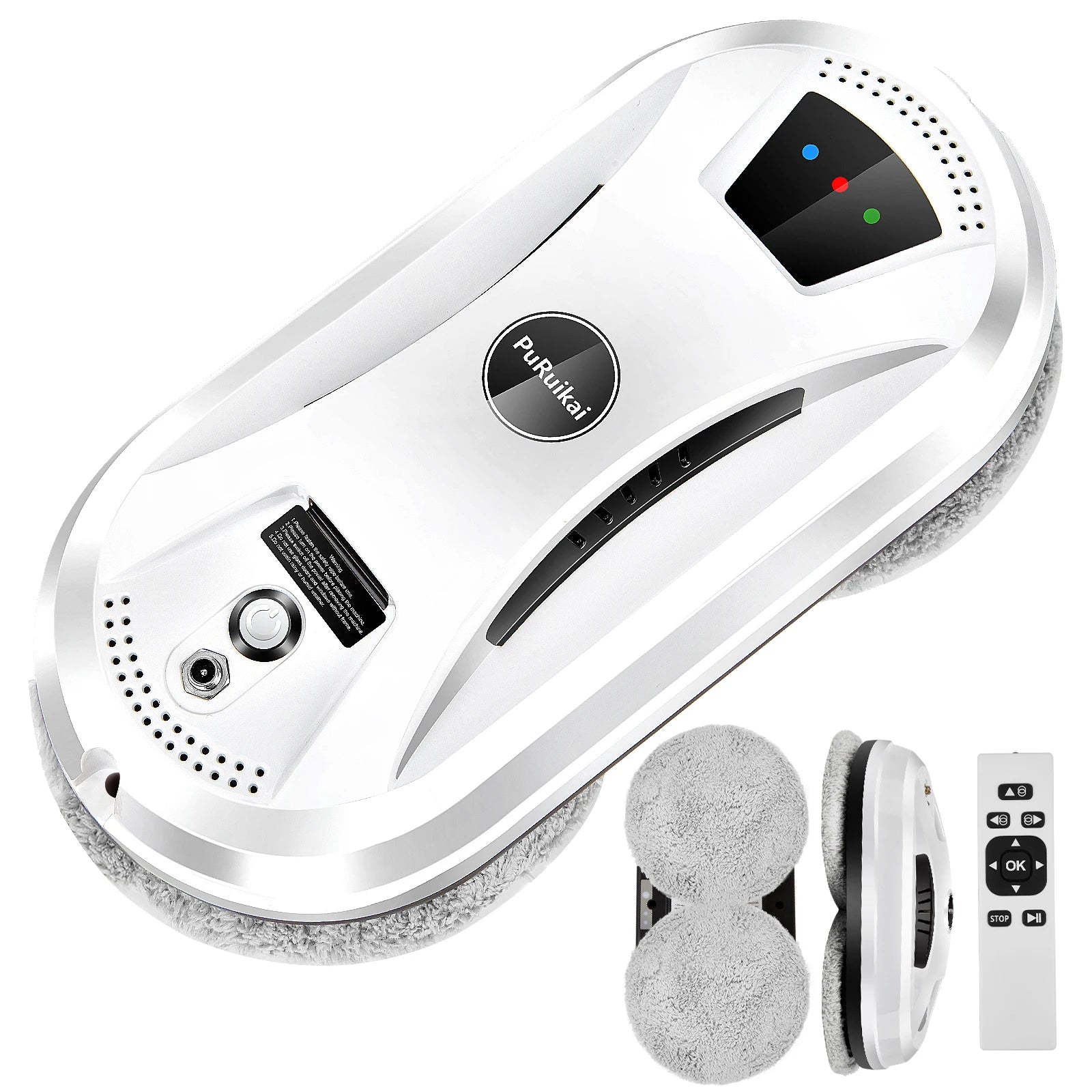 TechBricks Ultra Thin Robot Vacuum Window Cleaner