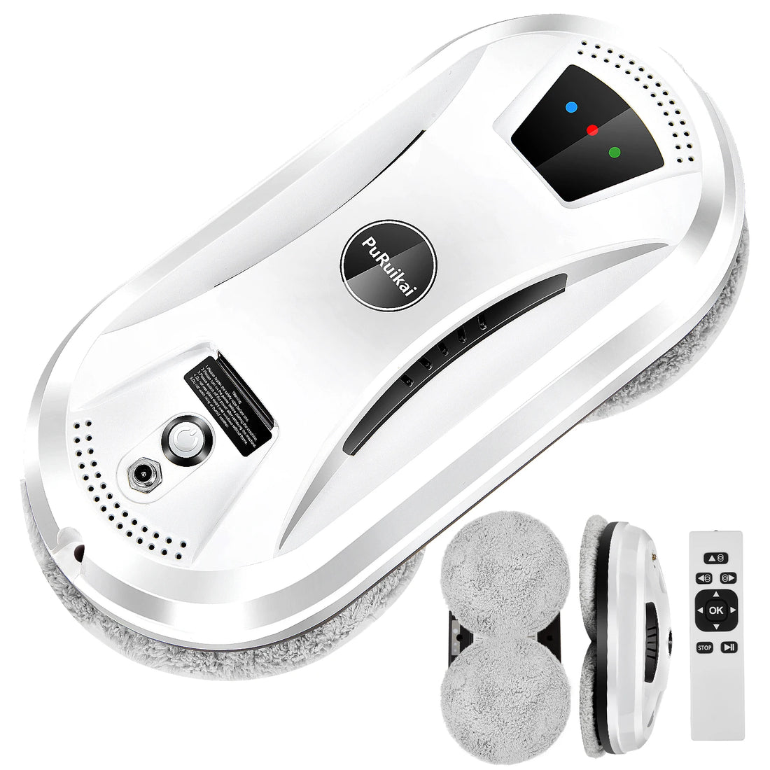 TechBricks Ultra Thin Robot Vacuum Window Cleaner
