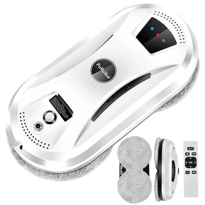 TechBricks Ultra Thin Robot Vacuum Window Cleaner