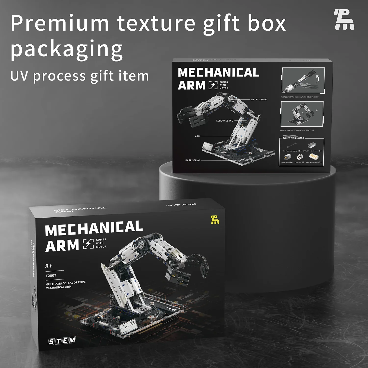 TechBricks Robotic Arm Build & Control Set - 1029 Pieces