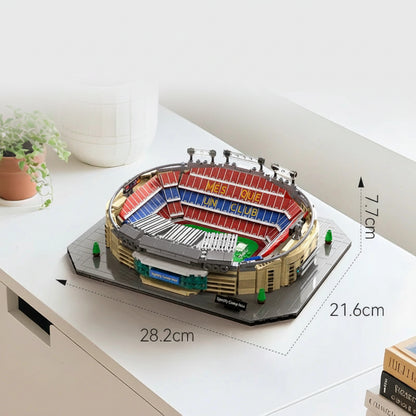 Football stadium building block set by TechBricks