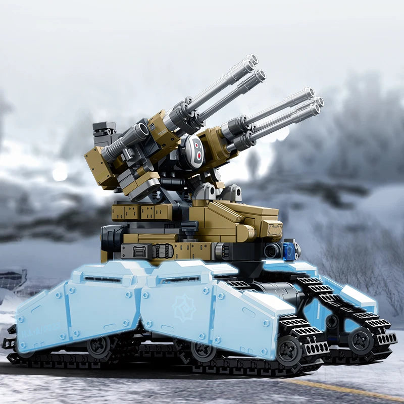 TechBricks Wandering Earth Mecha Tank Set - 488 Pieces