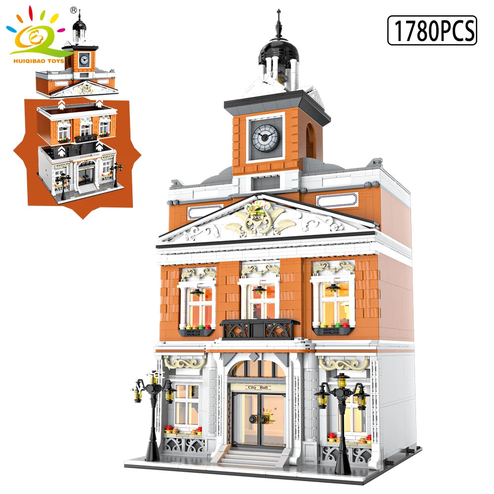 TechBricks Corner Coffee Shop Micro Building Blocks