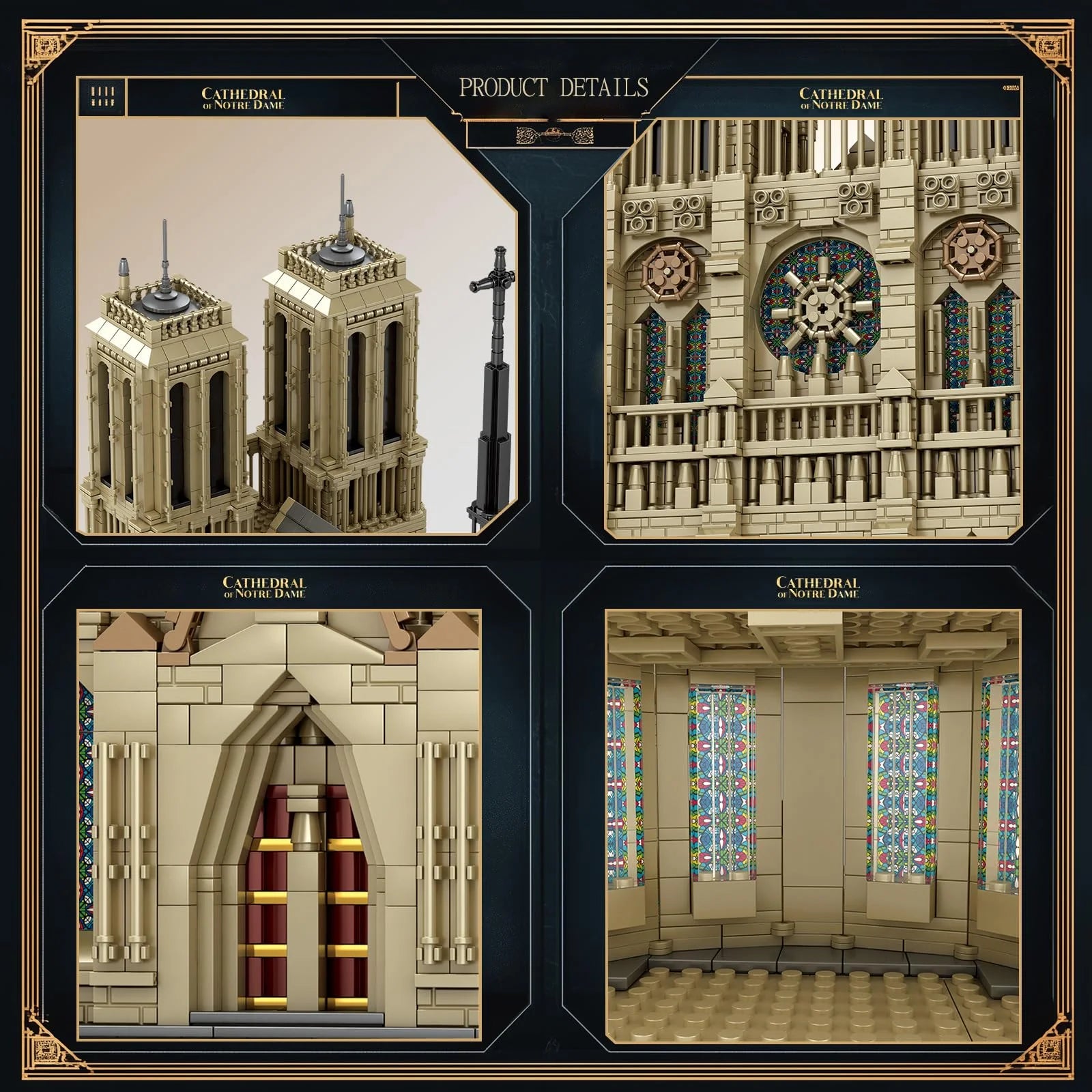 TechBricks Notre-Dame de Paris Building Block Kit