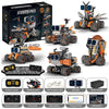 TechBricks Transforming 5-in-1 Remote Control Robot Building Blocks