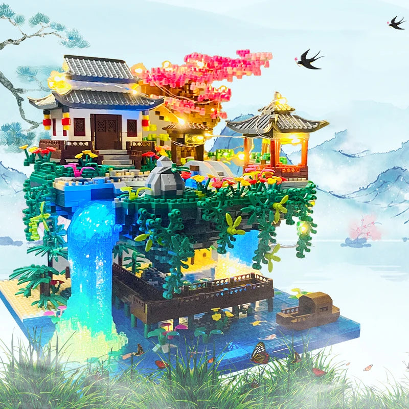 TechBricks - Fairy Pavilion Creative Building Blocks - 2846 Pieces