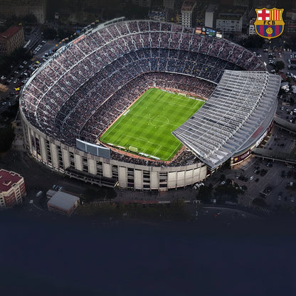 Football stadium building block set by TechBricks