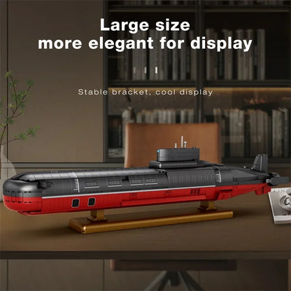 Typhoon class submarine building block model by TechBricks