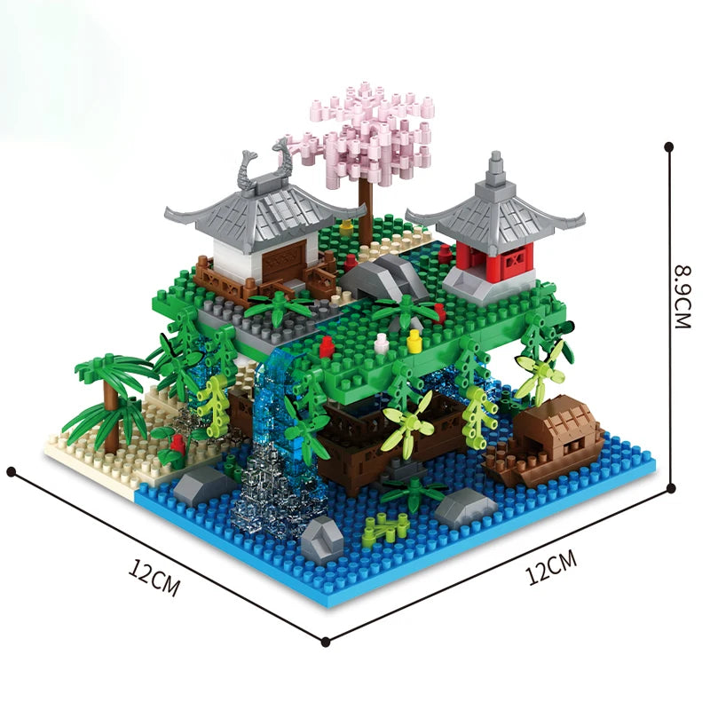 TechBricks - Fairy Pavilion Creative Building Blocks - 2846 Pieces