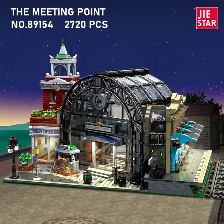 TechBricks Train Station Adventure Building Set - Assembly Toy - 2720 Pieces
