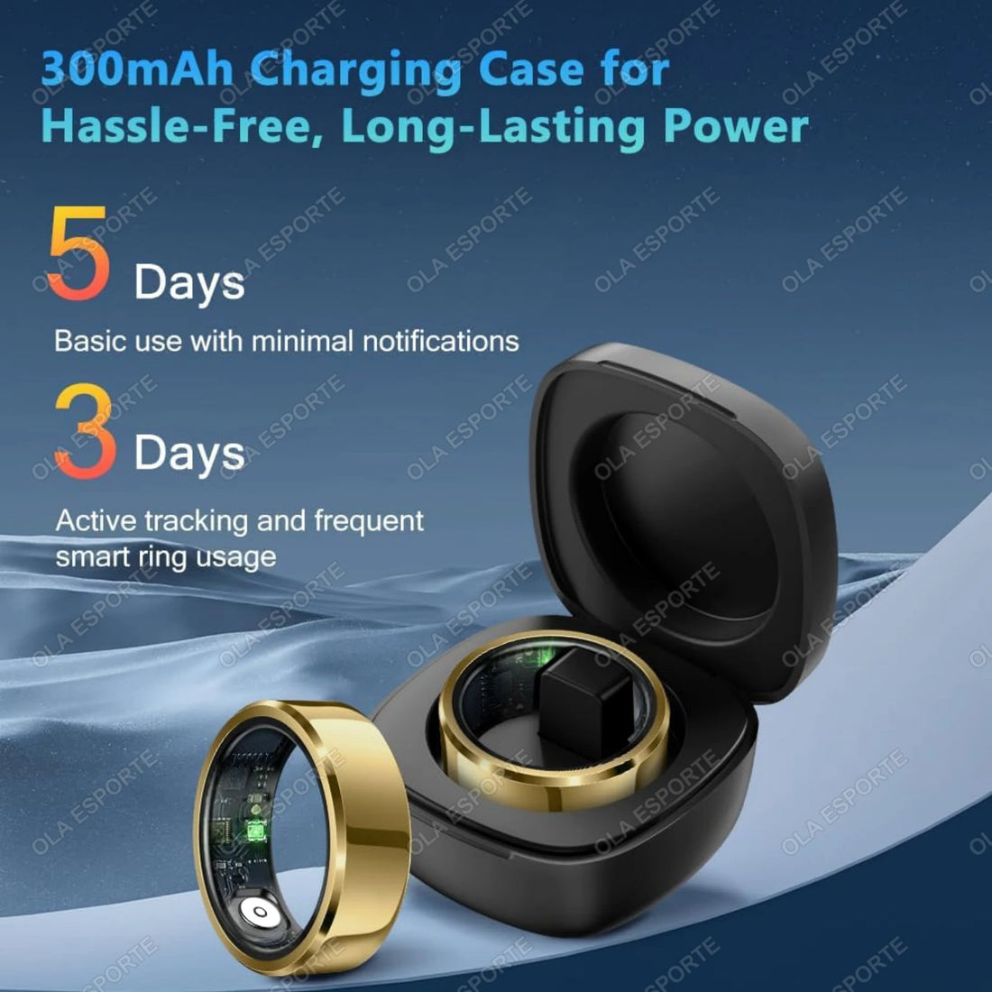 TechBricks 2025 Smart Ring – Blood Pressure, Heart Rate & Sleep Monitor