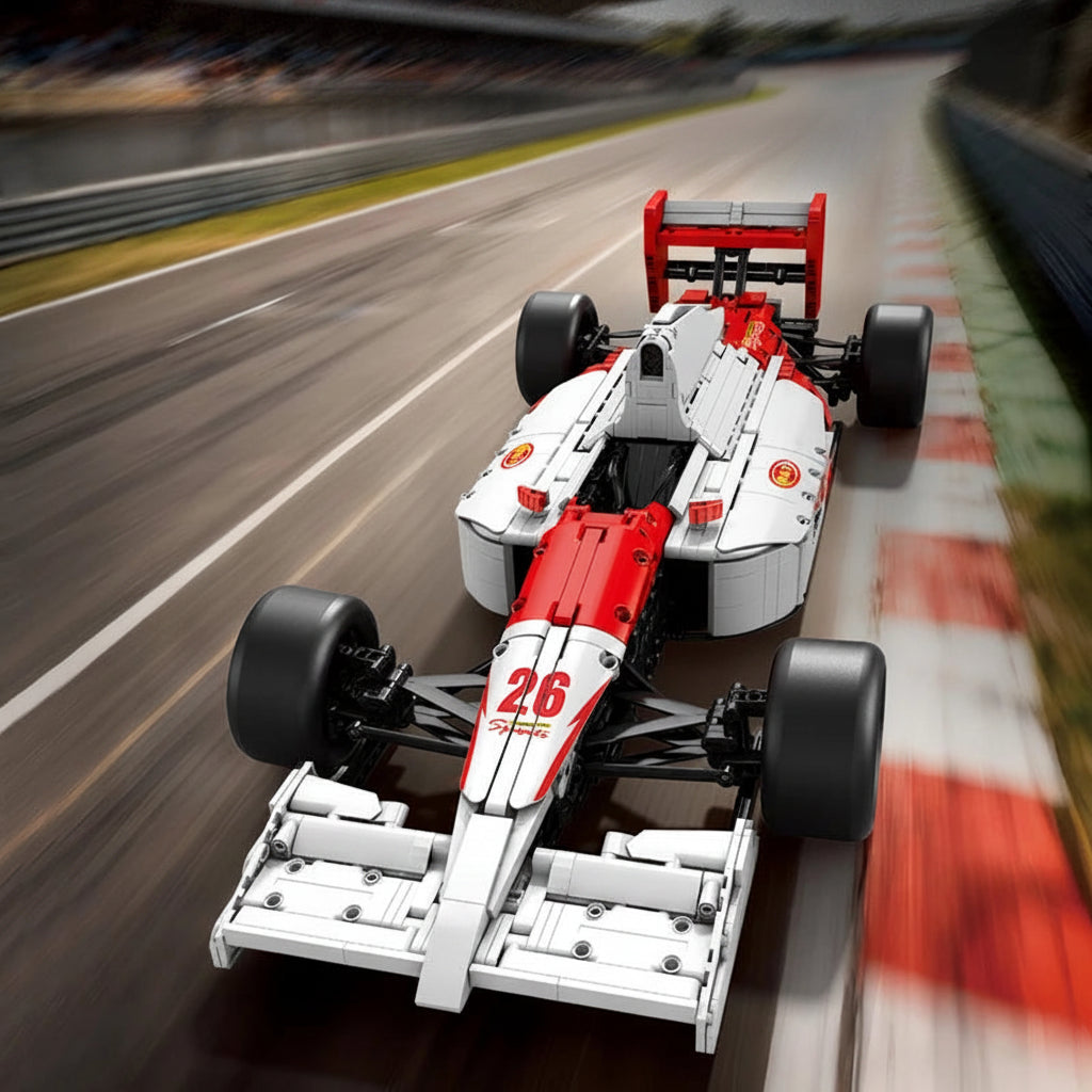 TechBricks MP4 Formula Racing Car Building Block Set — 1:8 Scale, 2800 pcs