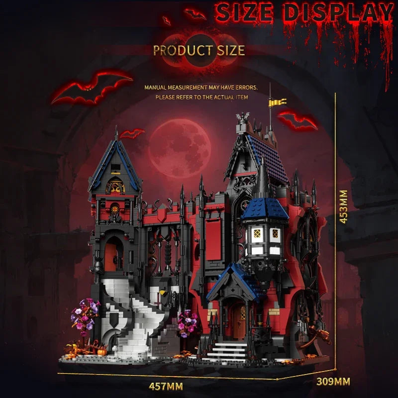 TechBricks Gothic Vampire Castle Building Blocks - 3540 Pieces