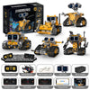 TechBricks Transforming 5-in-1 Remote Control Robot Building Blocks