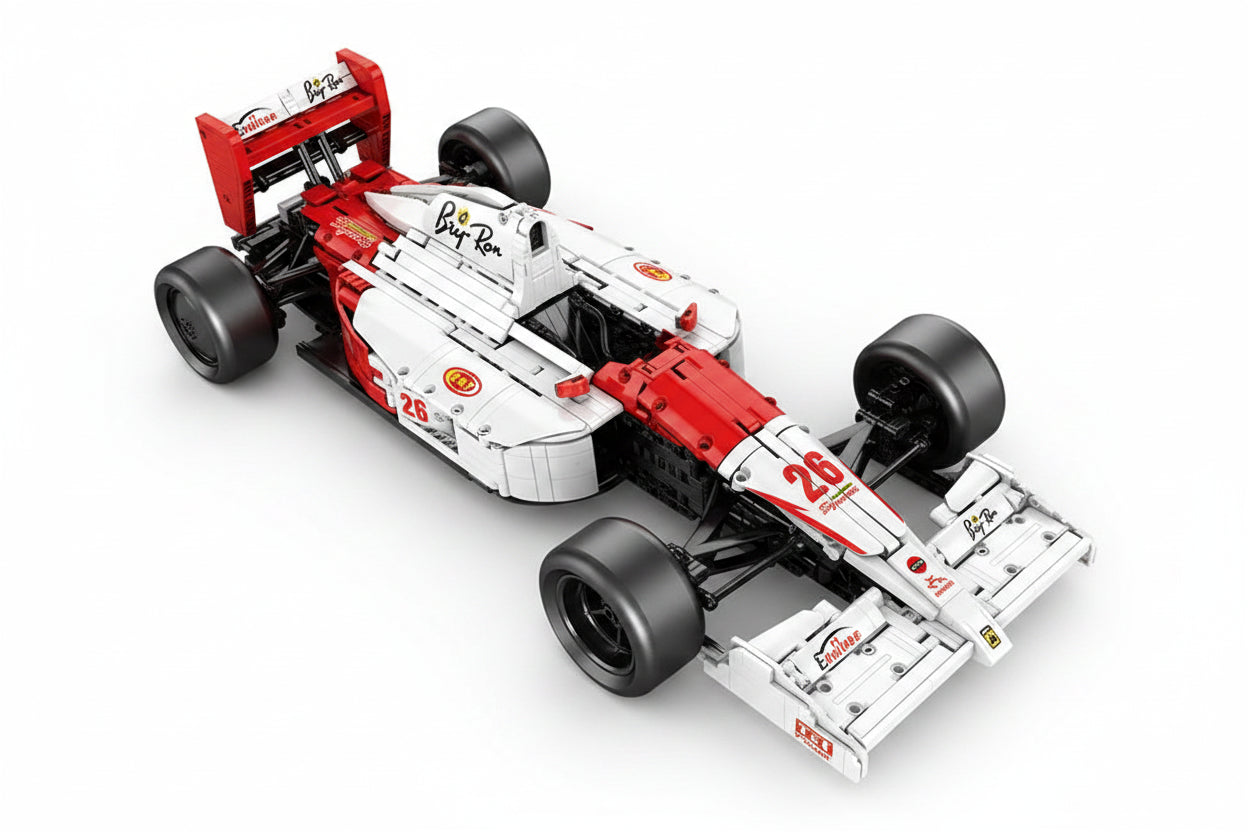 TechBricks MP4 Formula Racing Car Building Block Set — 1:8 Scale, 2800 pcs