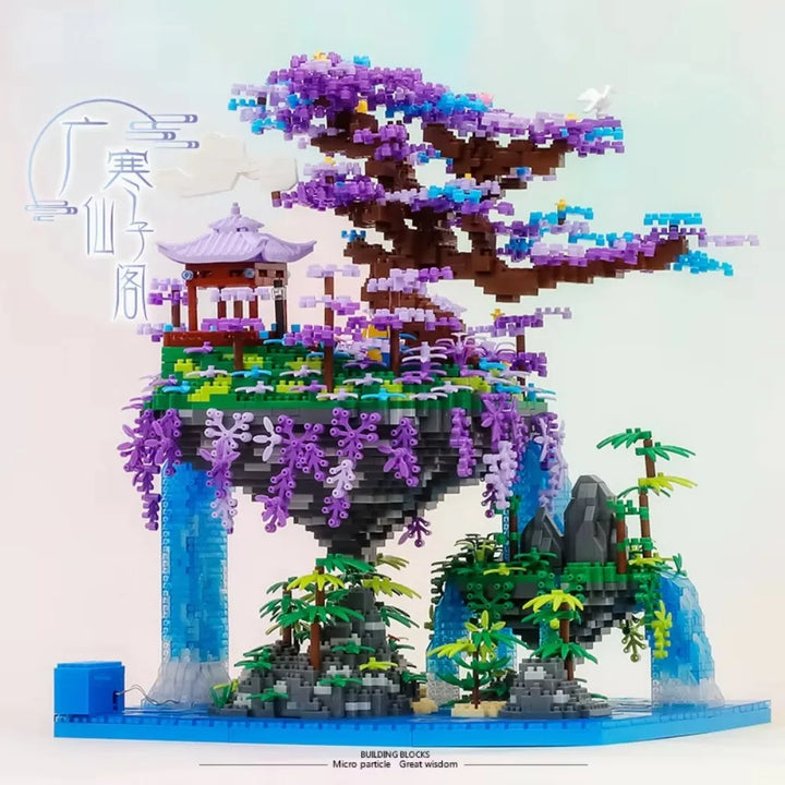 TechBricks Peach Blossom Castle Mini Block Set - 4574 Pieces