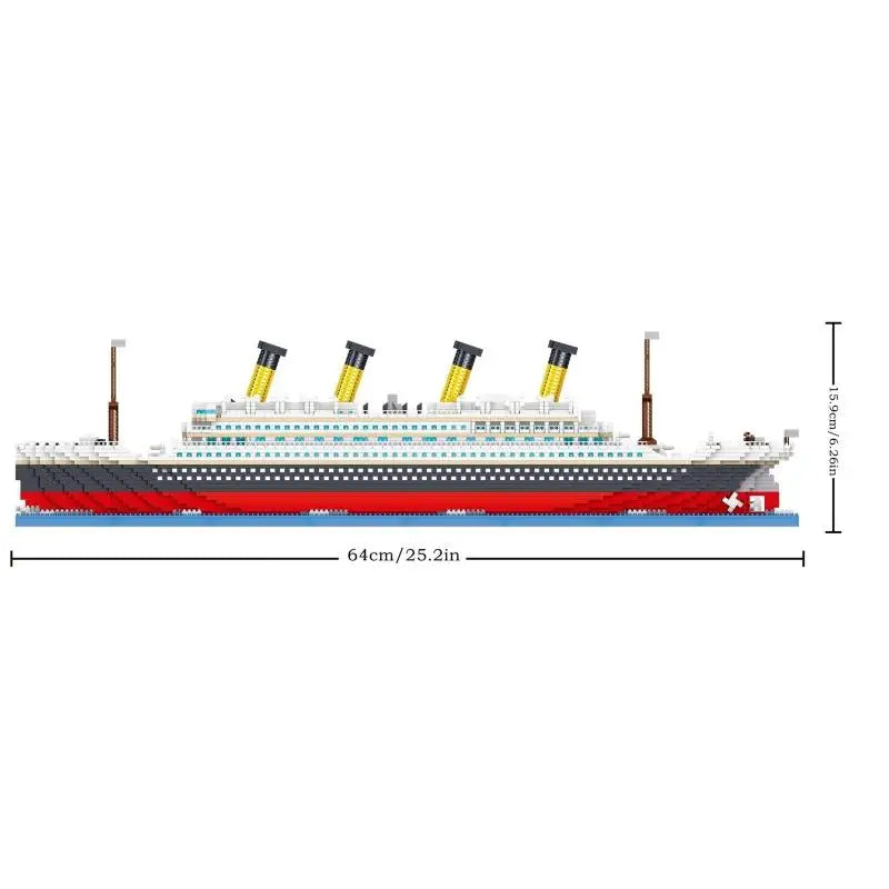 TechBricks - Titanic Mini Building Block Set - 4404 Pieces