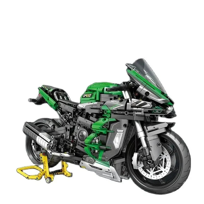 TechBricks Motor Bike GT Building Block Model- 2088 Pieces