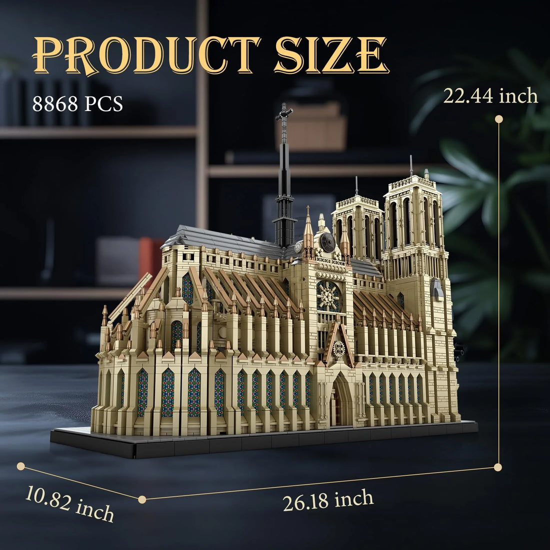 TechBricks Notre-Dame de Paris Building Block Kit