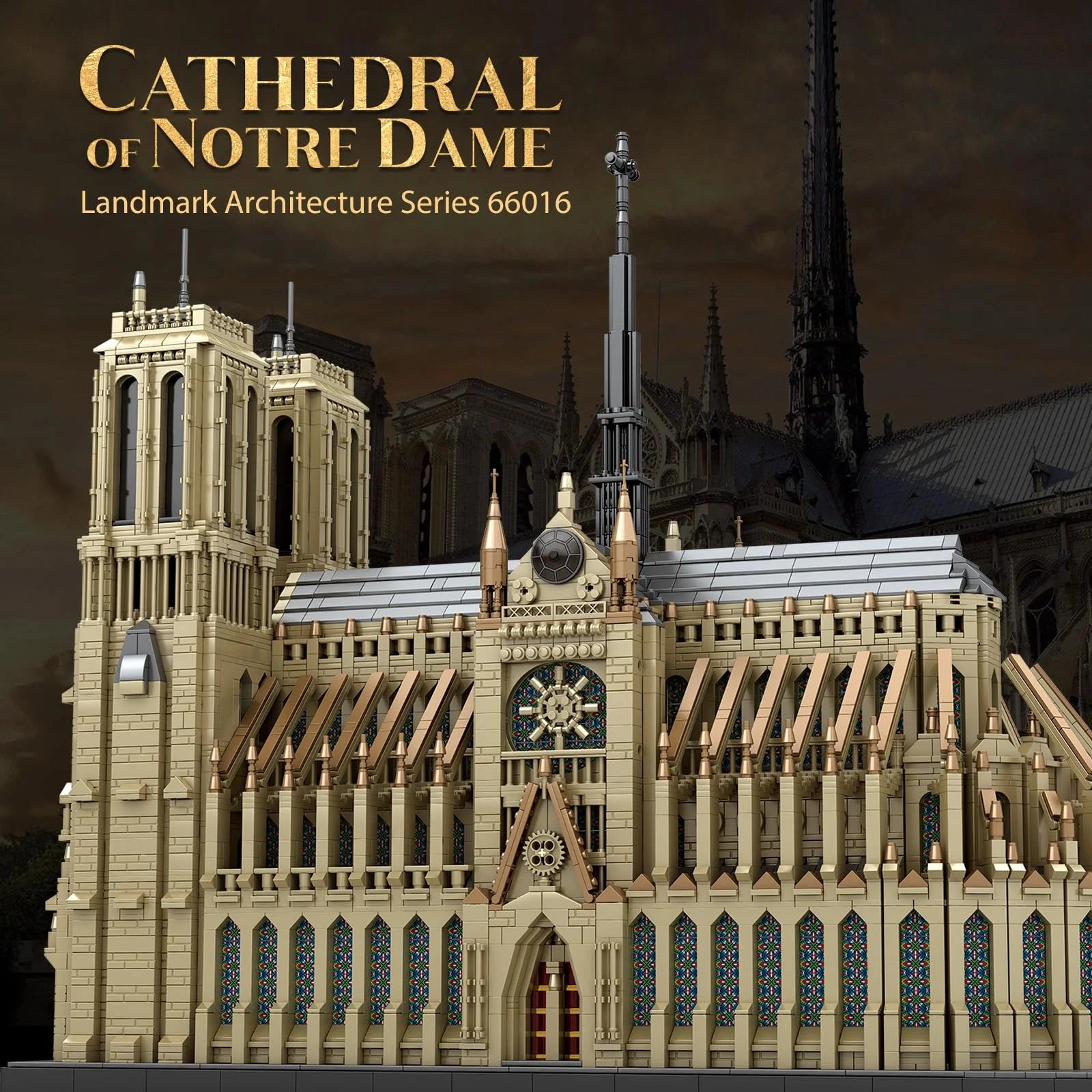 TechBricks Notre-Dame de Paris Building Block Kit