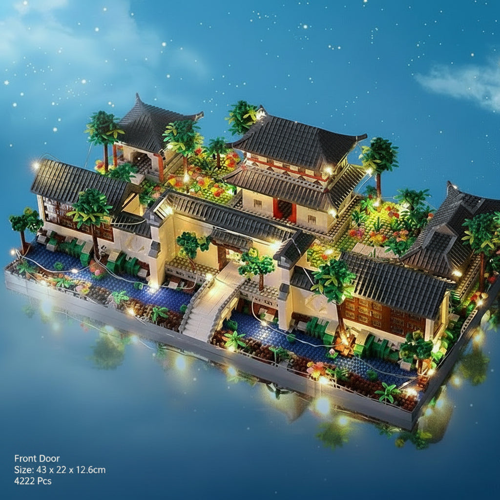 TechBricks Garden Building Blocks with LED - Mini Diamond Bricks Set