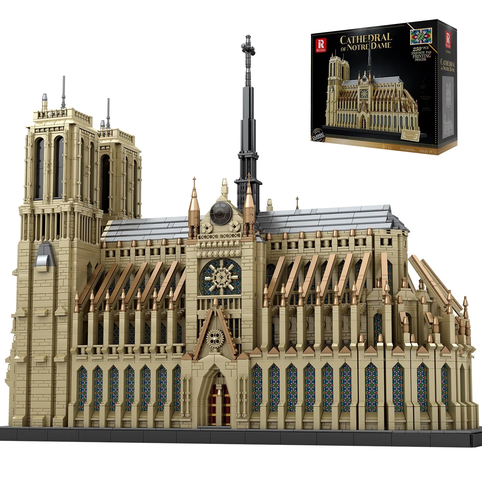 TechBricks Notre-Dame de Paris Building Block Kit