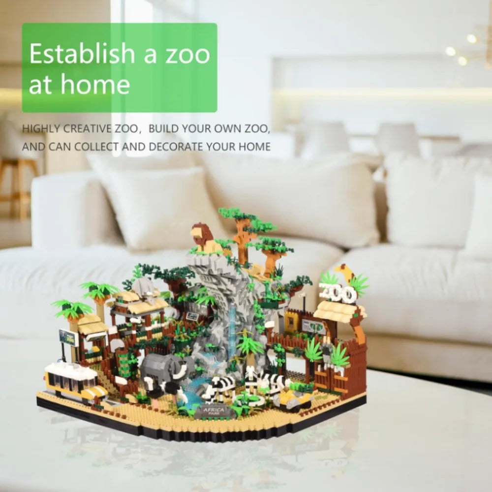 TechBricks Ultimate Zoo Adventure Block Set