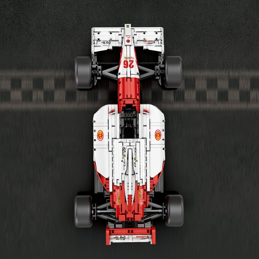 TechBricks MP4 Formula Racing Car Building Block Set — 1:8 Scale, 2800 pcs