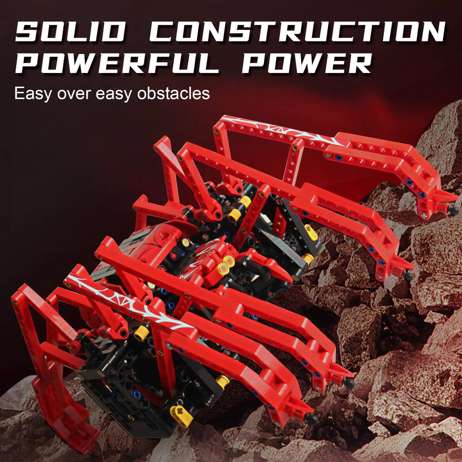 TechBricks Remote Control Spider STEM Building Kit for Kids