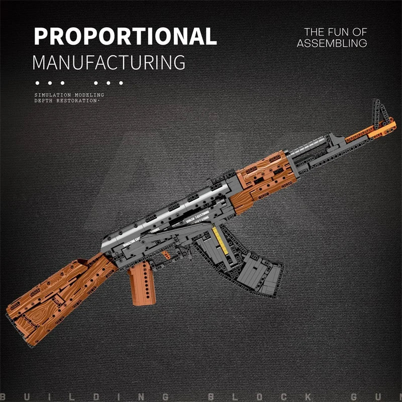 TechBricks AK47 Building Block Set