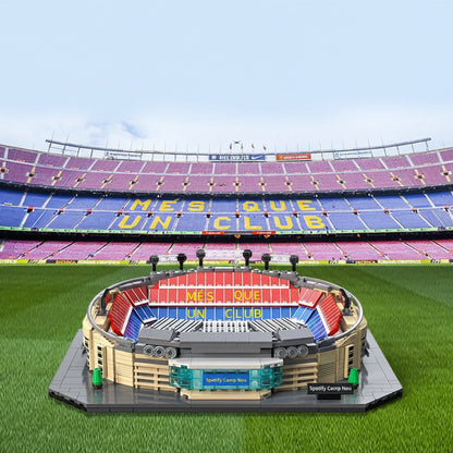 Football stadium building block set by TechBricks